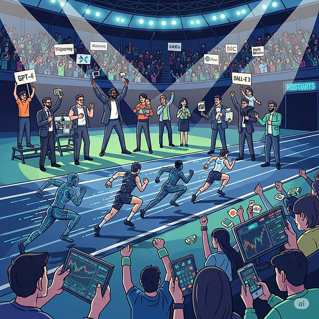 인공지능, 산업을 넘어 스포츠화로 [그림=제미나이]