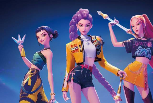 넷플릭스 에니메이션 영화' 케이팝 데몬 헌터스'. 넷플릭스