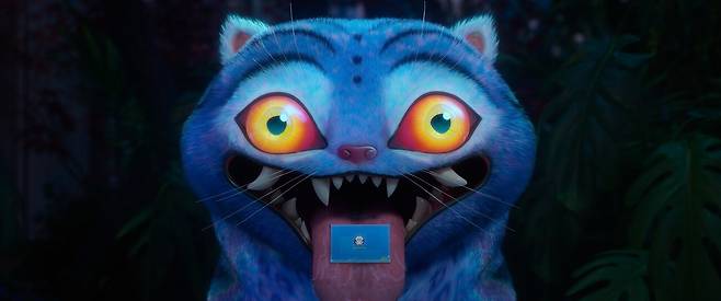 <케이팝 데몬 헌터스>에 등장하는 캐릭터 더피. 호랑이 민화의 영향을 받아 만들어졌다. ⓒ넷플릭스 제공