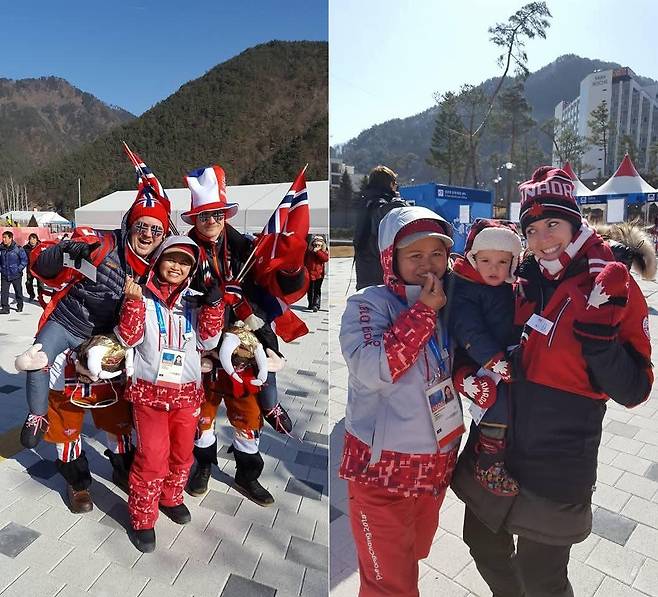 평창동계올림픽 통역 자원봉사 당시 모습 [소라핌알리사씨 제공. 재판매 및 DB 금지]