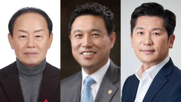 왼쪽부터 이규생·강인덕·서정호 인천시체육회장 후보 [사진 = 경인방송 DB]