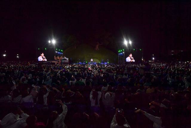 경주 봉황대뮤직스퀘어 공연 장면. 경주시 제공