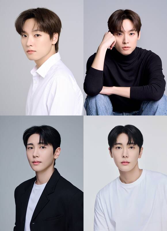 그룹 SF9 멤버 인성(위쪽)과 재윤의 새로운 프로필 이미지가 공개됐다. /FNC엔터테인먼트