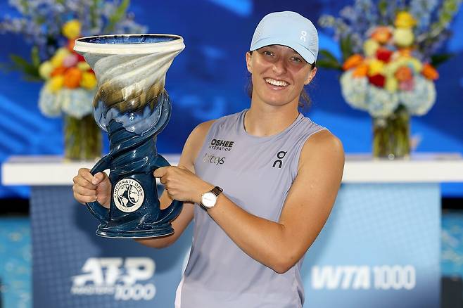 신시내티오픈에서 첫 우승을 차지한 시비옹테크