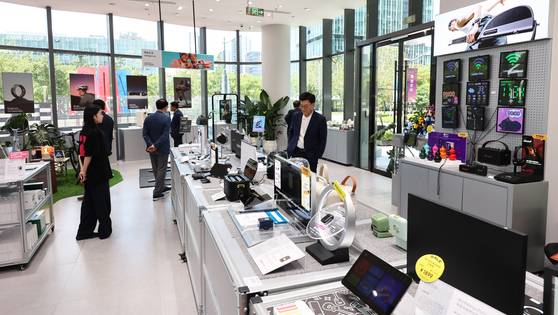 상하이의 모쑤공간은 기업들이 AI 기술을 실증 테스트할 공간을 제공하고 있다. 장진영 기자