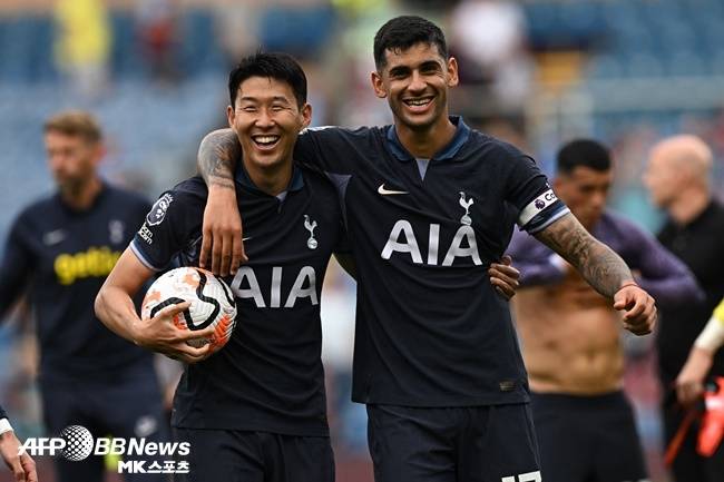 손흥민과 크리스티안 로메로. 사진=ⓒAFPBBNews=News1