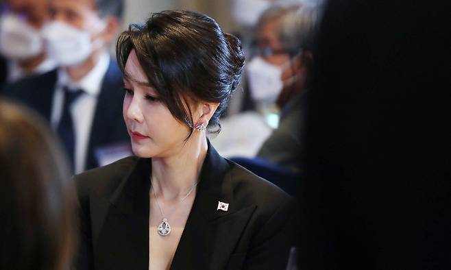 윤석열 전 대통령의 부인 김건희씨. 뉴시스