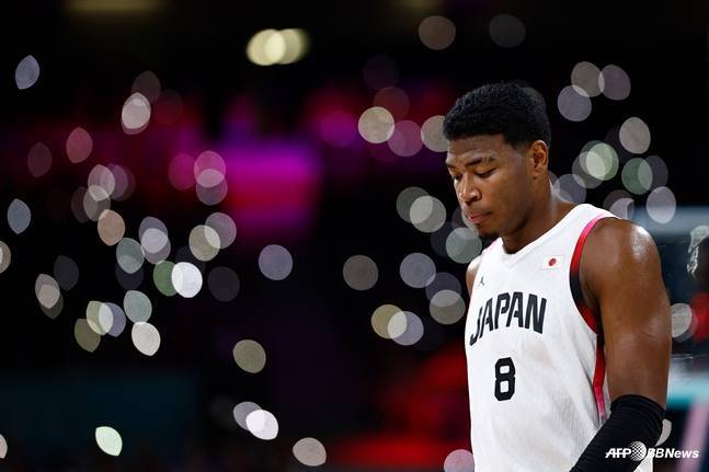 일본 국가대표 유니폼을 입은 루이 하치무라. /AFPBBNews=뉴스1