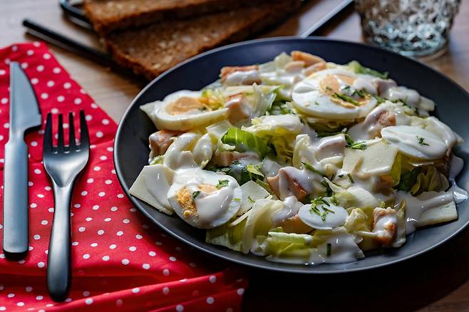 삶은계란 샐러드