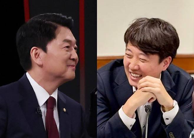 안철수 국민의힘 당대표 후보(왼쪽)와 이준석 개혁신당 대표. (사진=국회사진기자단/이준석 페이스북)
