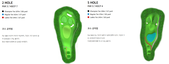 성아진이 홀인원을 기록한 대구CC 코스 안내.&nbsp;