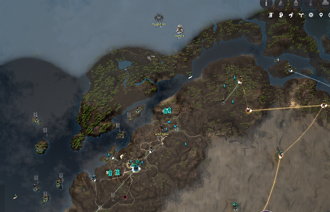 ▲ 마계 에다니아는 발렌시아 위쪽이다