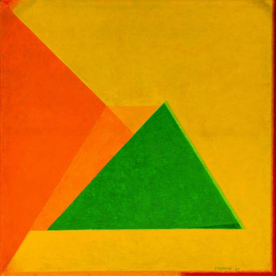 "Work" (1968) by Yoo Young-kuk (1916-2002) [PKM GALLERY/ FRIEZE SEOUL]
