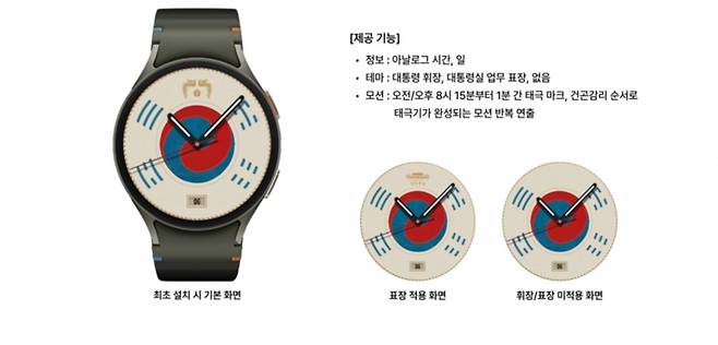 '데니 태극기' 디지털 굿즈. / 사진제공=대통령실.