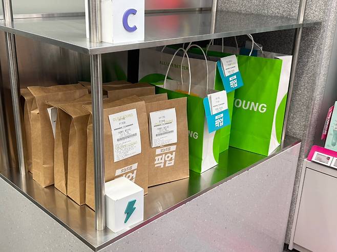 올리브영 매장 오늘드림 픽업/사진=김다이 기자 neverdie@