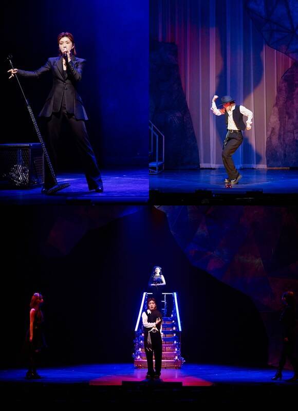 아이키는 '더 라스트 나이트 쇼'의 진행자로 프리다의 연인이자 분신이었던 디에고 리베라를 연기하는 레플레하 역을 맡아 관객들과 만나고 있다. /EMK뮤지컬컴퍼니