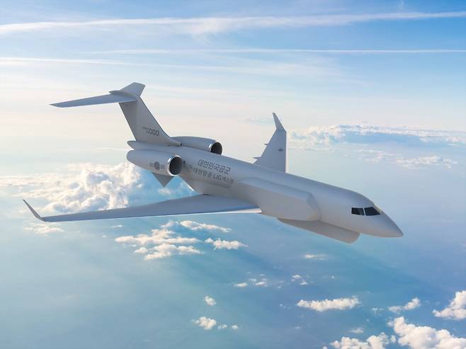 대한항공-LIG넥스원의 전자전 항공기 예상도. 대한항공 제공