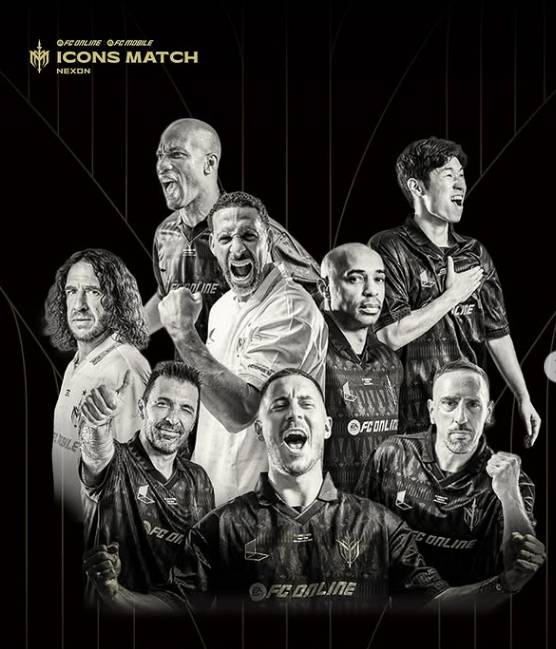 Football legends are set to play at the second Nexon Icons Match in September. [NEXON]