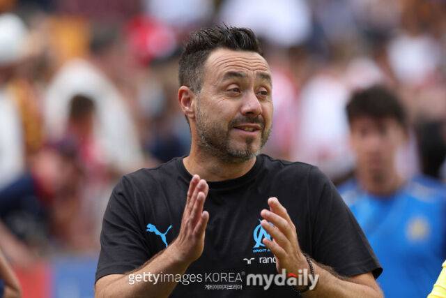 마르세유의 로베르토 데 제르비 감독. /게티이미지코리아