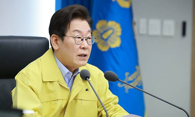 이재명 대통령이 21일 서울 용산 대통령실 청사에서 열린 8차 수석·보좌관 회의에서 발언하고 있다. 연합뉴스