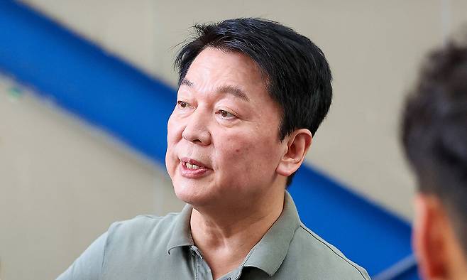 안철수 국민의힘 당대표 후보. 뉴시스