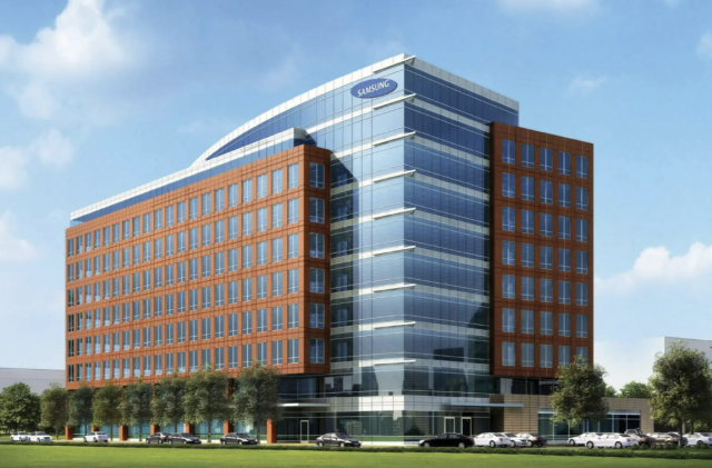 삼성전자 미국법인(SEA)의 뉴저지주 잉글우드클리프 신사옥 렌더링 이미지.