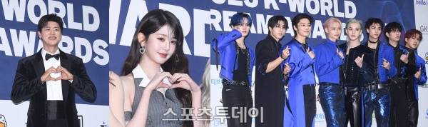 박지현 장원영 스트레이 키즈 / 사진=팽현준 기자