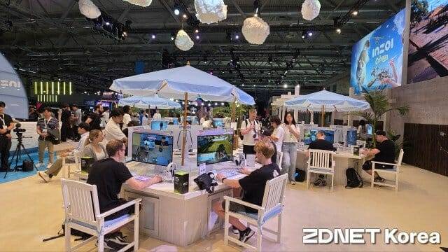 '게임스컴 2025' 크래프톤 부스.