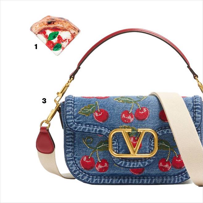 1 미니 백 1백만원대 Moschino. 3 데님 숄더백 3백73만원