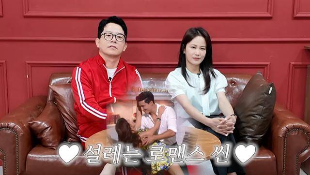 지난 21일 공개된 유튜브 채널 '준호 지민'에서는 코미디언 부부 김준호와 김지 부부가 과거 KBS2 '개그콘서트'의 코너를 돌아보며 추억을 나누는 모습이 공개됐다. 유튜브 영상 캡처