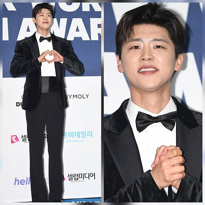 박지현이 블루카펫을 단숨에 장악했다. 사진=천정환 기자