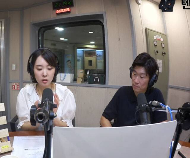 김민지가 박지성과 SBS 파워FM '배성재의 텐' 방송에 출연했다. / 유튜브 '배성재의 텐'