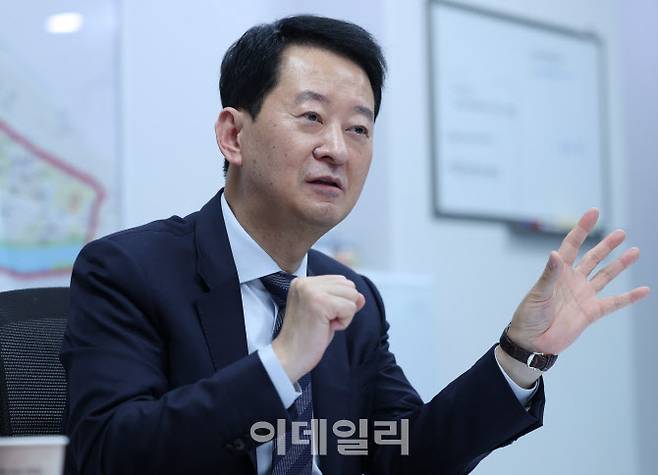 최은석 국민의힘 의원이 지난 3월 6일 서울 여의도 국회 의원회관에서 이데일리와 인터뷰를 하고 있다. (사진=노진환 기자)