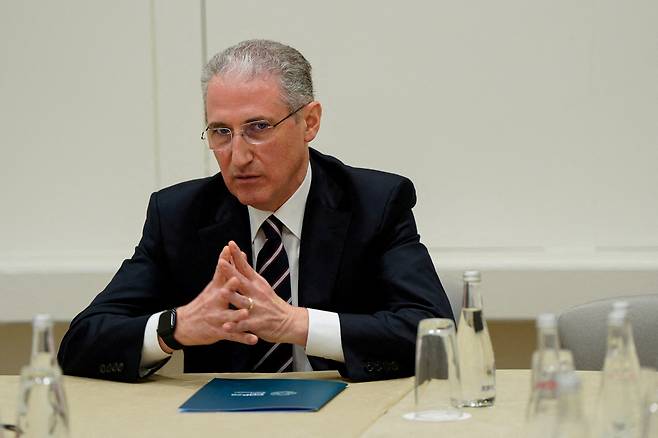 Mukhtar Babayev, president of the 29th UN Climate Change Conference of the Parties (COP29) /Reuters-Yonhap