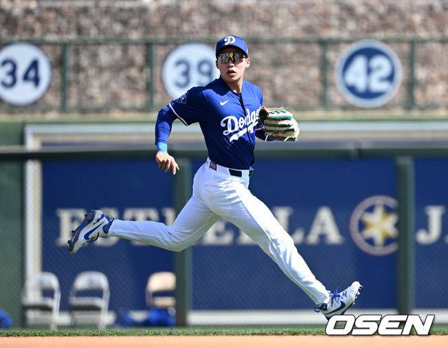 [OSEN=이대선 기자] LA 다저스 김혜성 2025.03.02 /sunday@osen.co.kr