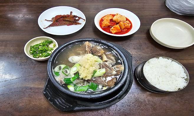 용마해장국 한상