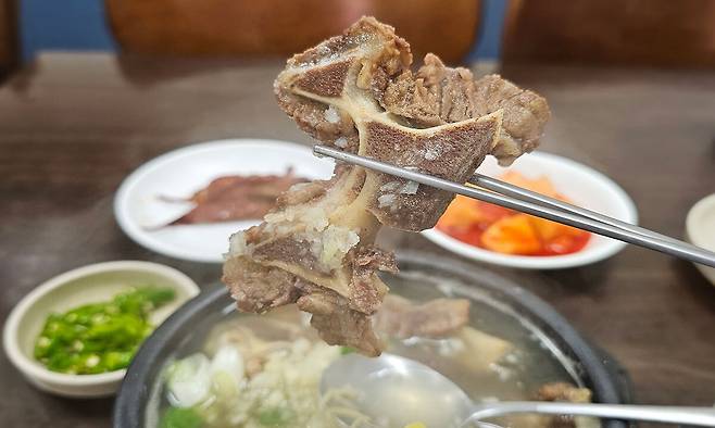 용마해장국 소목뼈