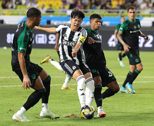 뉴캐슬 유나이티드의 박승수. ⓒ연합뉴스