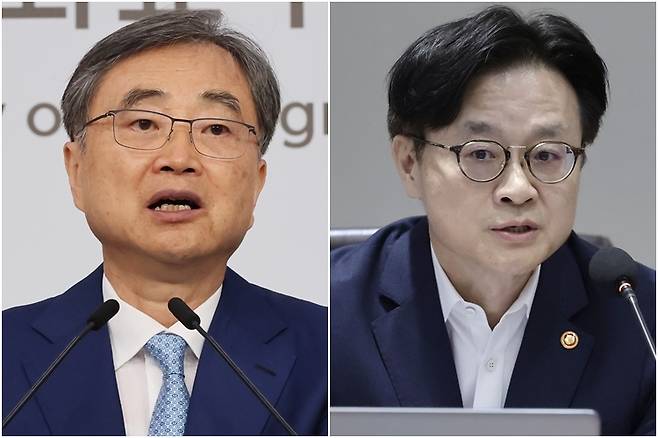 조현 외교부 장관(왼쪽)과 김정관 산업통상자원부 장관 [연합뉴스 자료사진]