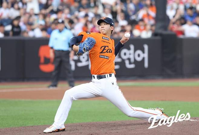 역투하는 황준서 [한화 이글스 제공. 재배포 및 DB 금지]