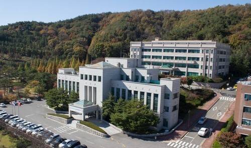위덕대학교 전경.