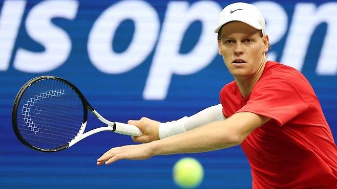 24일 개막하는 2025 US오픈 남자단식 디펜딩 챔피언인 야니크 시너. 사진/ATP 투어