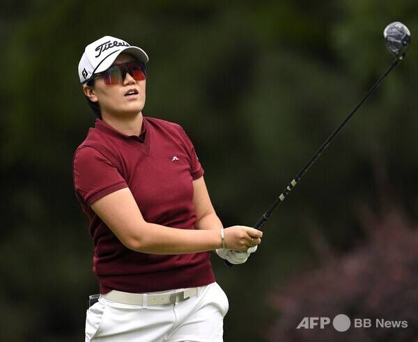 2025년 미국여자프로골프(LPGA) 투어 캐나다 CPKC 여자오픈 우승 경쟁에 가세한 이정은5 프로. 사진제공=ⓒAFPBBNews = News1 (사진을 무단으로 사용하지 마십시오.)