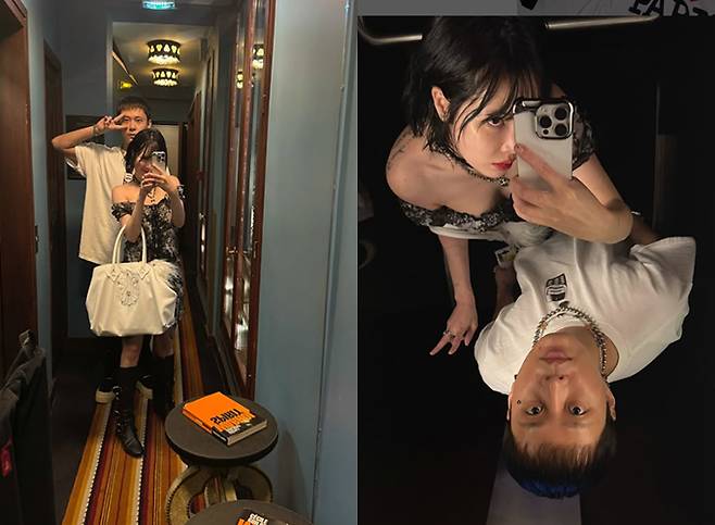 가수 현아가 24일 자신의 인스타그램에 남편 용준형이 파리 길거리에서 흡연하는 사진을 올려 논란이 일었다. 앞서 프랑스 정부는 지난달 1일부터 대부분의 공공장소에서 흡연을 금지하는 시행령을 실시했다. /사진=현아 인스타그램 /사진=현아 인스타그램