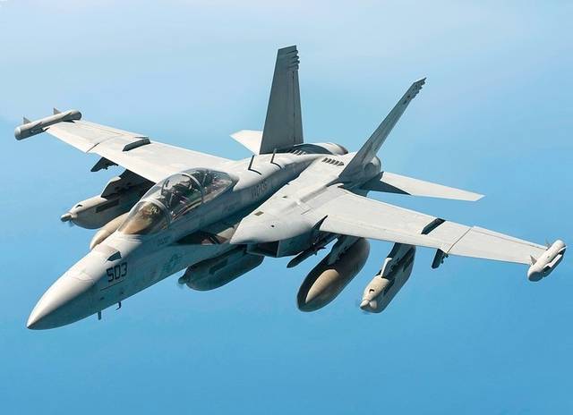 미국 공군의 전자전기 EA-18G 그라울러. 미 공군 홈페이지 캡처