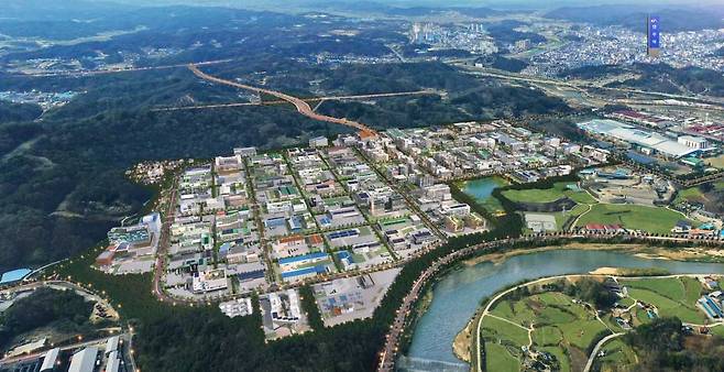 영주시  첨단 베어링 국가산업단지 조성 조감도[영주시 제공]