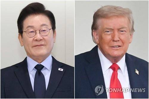 이재명 대통령(왼쪽)과 트럼프 미국 대통령 [AFP=연합뉴스·연합뉴스 자료사진. 재판매 및 DB 금지]