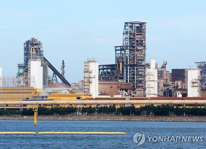 포스코 포항제철소 파이넥스공장 [연합뉴스 자료사진]