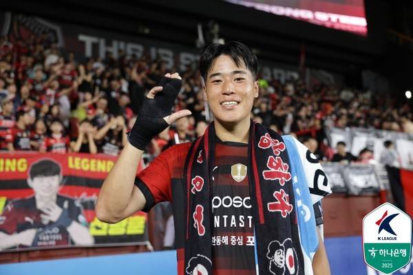 홍윤상(포항스틸러스). 한국프로축구연맹 제공