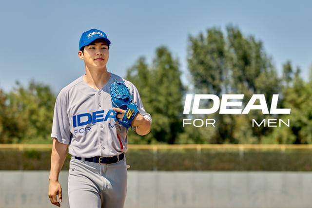 '아이디얼 포 맨'의 브랜드 앰배서더로 꼽힌 미국 프로야구(MLB) LA 다저스의 김혜성. 아이디얼 포 맨 제공